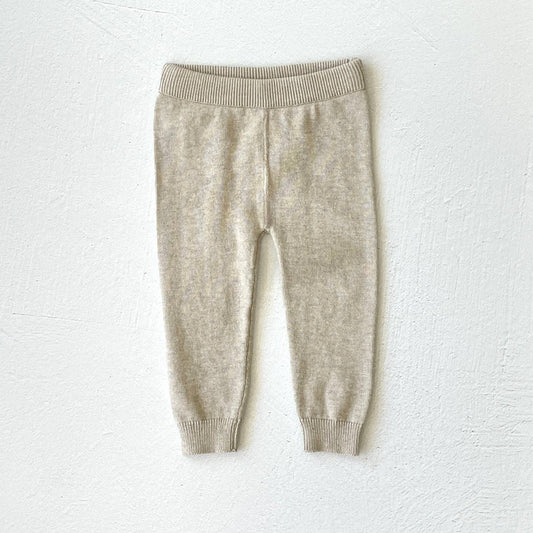 Milan Baby Sweater Knit Pants (Organic Cotton)