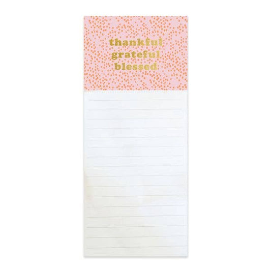 Notepad (Magnetic) Thankful - Grateful - Blessed