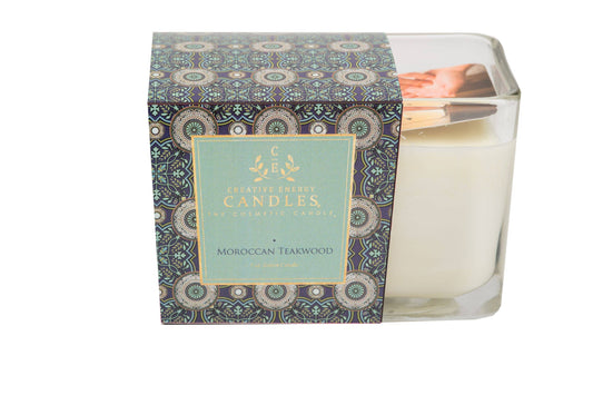 Lotion Candle: Moroccan Teakwood: 2-in-1 Soy Lotion Candle
