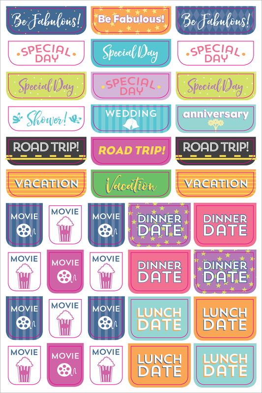 Stickers: Planner Essentials for Weekly Tasks