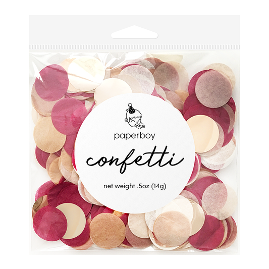 Confetti - Burgundy & Rose Gold: 0.5oz